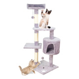 Rascadores Para Gatos Gimnasio 4 Niveles Santu Home & Deco