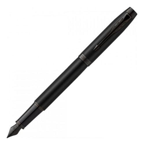 Pluma Estilográfica Parker Im Achromatic - Matt Black Color Del Exterior Negro