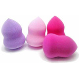 Esponja De Maquiagem Powder Puff Coxinha - Kit Com 2 Cor Rosa-claro Tamanho Da Esponja Median