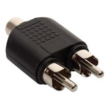 Adaptador De 2 Plugs Rca A Jack Rca 251-025