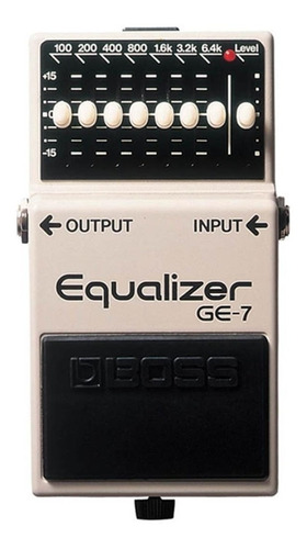 Pedal De Efecto Boss Graphic Equalizer Ge-7  Gris