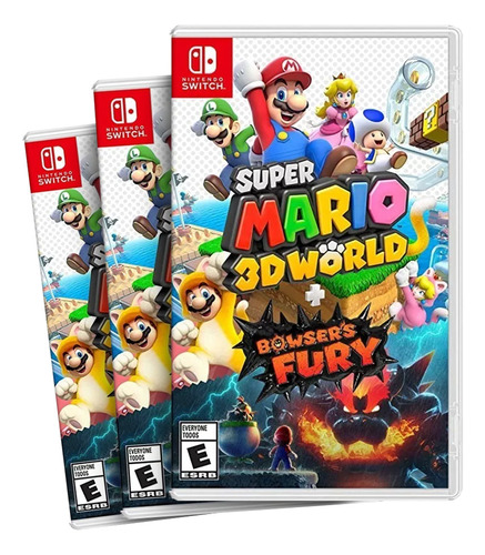 Combo Com 3 Super Mario 3d World + Bowsers Fury Switch