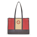 Bolsa Tote Cloe Atemporal Color Rojo