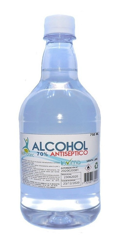 Alcohol Antiséptico 70% Galón X 5 Env - Ml A $9