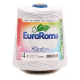 Barbante Euroroma Colorido N.4 600g 915mts Cor 0200- Branco