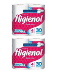 Papel Higienico Higienol Doble Hoja 30m X4 Pack X2u