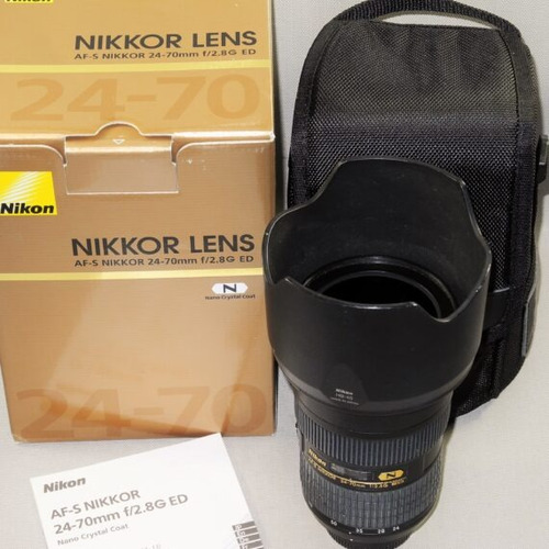 Lente Nikon Nikkor 24 - 70 Mm Afs 2.8 G Ed N Fx Dx