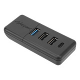 Hub Usb Para Coche, Carga Rápida, Transferencia De Datos, 4