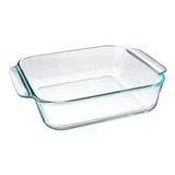 Fuente Asadera Pyrex Vidrio Horno Cuadrada 1.9 Litros