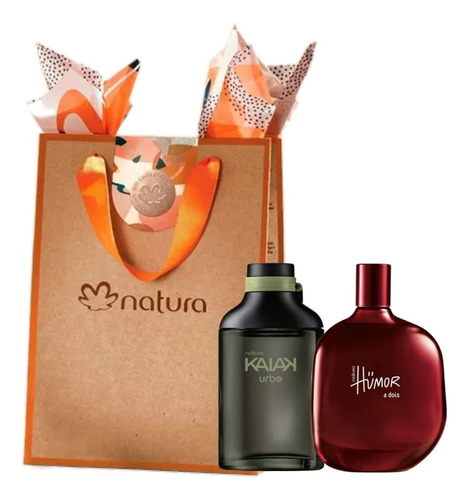 Kit Regalo Edt Natura Kaiak Urbe 25 Ml Y Humor A Dois 25 Ml