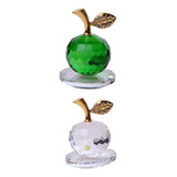 2 Figuras De Cristal Para Decoración, Pisapapeles