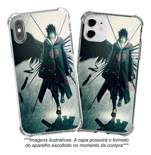 Capinha Capa Case Naruto Sasuke Nrt11 Diversos Aparelhos