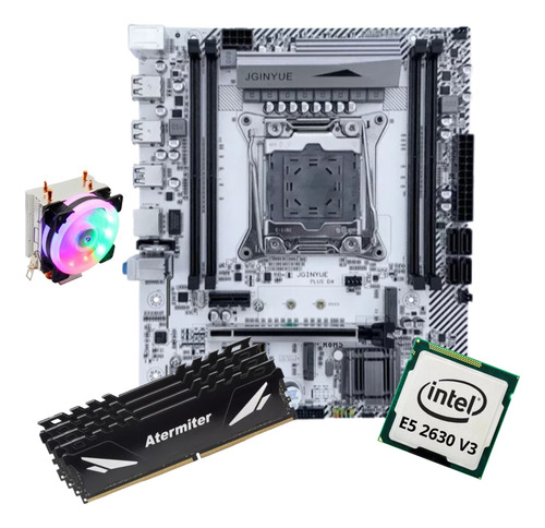 Kit Gamer Placa Mãe X99 White Intel Xeon E5 2630 V3 128gb Co
