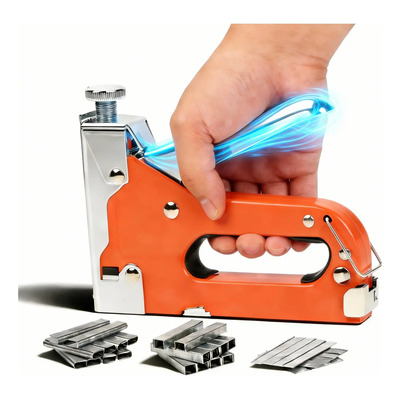 Engrapadora Tipo Pistola Para Tapiceria, 600 Grapas,grapas,engrapadora Para Fabricar Jaulas,engrapadora,engrapadora Tapizar Electrica,engrapadora Tapizar Herramientas