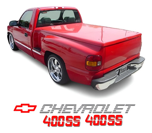 Kit Calcomanias 400ss 3d Sombreado Pickup California 4 Pza