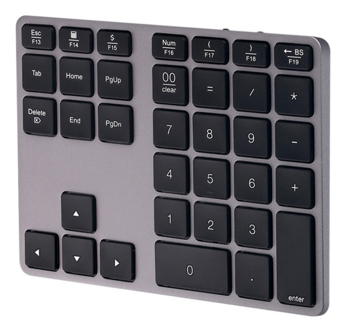 Teclado Numérico Inalámbrico Bluetooth Batería Recargable