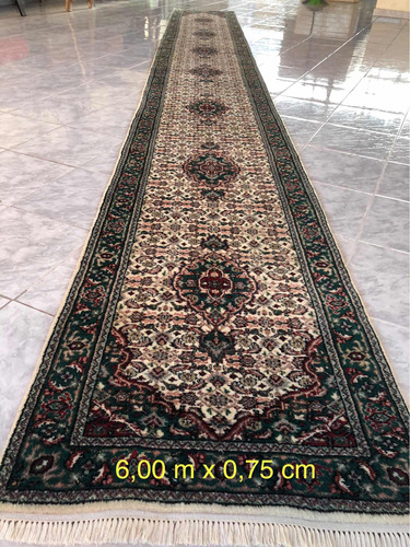 Tapete Persa Passadeira Tabriz - 6,00 M X 0,75