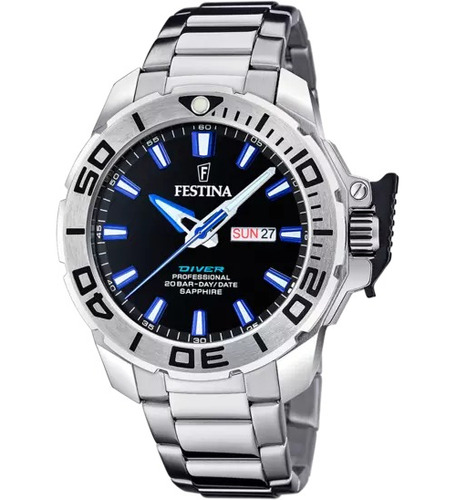 Reloj Festina F20665.3 Hombre The Originals/diver  Negro