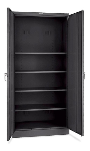 Gabinete De Metal - 91x46x198cm, Ensamblado, Negro