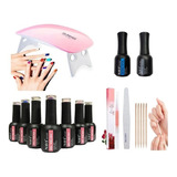 Kit Inicial X11 Cabina Led Uv 6w Gel Uñas Semipermanentes !