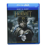 El Hobbit Batalla De Los Cinco Ejércitos Blu Ray 3d+br+dvd