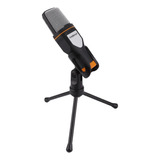 Microfono Condensador Semipro Con Tripie Aux 3.5mm Redlemon