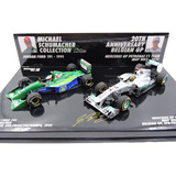 Mini Set Schumacher 20 Anos Jordan Ford B191 Mercedes 2011