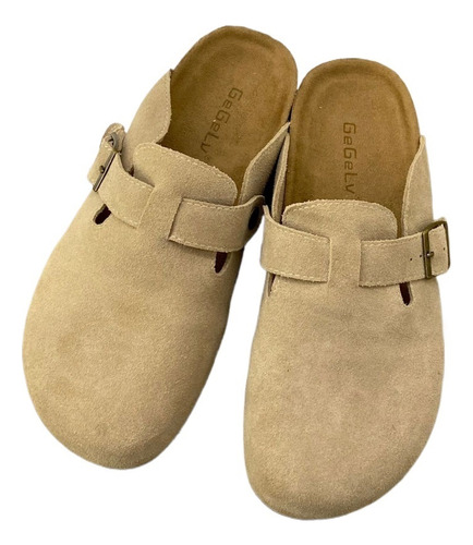 Zapatos Birkenstock De Piel De Vaca For Mujer, Suela Gruesa