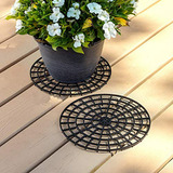 Protector De Piso Para Patio Y Deck (set De 2) | 12  Trivet 