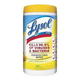 Lysol Jumbo Pack Toallas Desinfectantes Antibacteriales 80pz