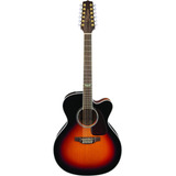 Guitarra Acústica Takamine Gj72ce-12 Para Diestros Brown Sunburst Brillante
