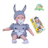 Boneca Bebê Reborn Pernalonga Looney Tunes Baby - Original