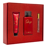 Set Perfume Rouge 100ml + Perfumero 10 Ml Crema 50gr