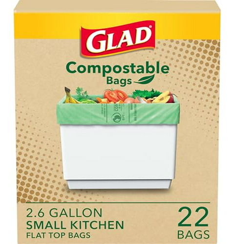 Bolsas De Compostaje Cocina , 2.6 Gal, 100% Compostable - 22