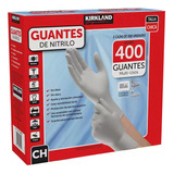 Guantes Desechables Antideslizantes Kirkland Nitrilo 400 Pza