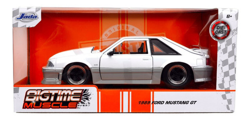 1/24 1989 Ford Mustang Gt Blanco Jada