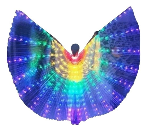 Capa De Mariposa Luminosa Led De Colores Danzantes