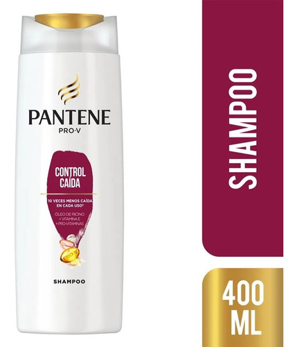 Pack De 6 Shampoo Pantene Control Caida 400 Ml