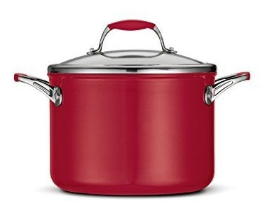 Cacerola Tramontina 6 Qt, Rojo Metálico, 80110/065ds