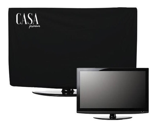 2 Capas Luxo Tv Led Lcd Corino Impermeável Até 55 Pol.