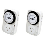 Timer Mecanico Programable Indoor Cultivo X 2 Unidades