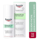 Eucerin Fluido Facial Matificante Dermopure Piel Grasa 50ml