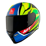 Casco Integral Mt Ff110 Revenge 2 Kley Amarillo Fluo