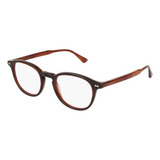 Gucci Gg0187o 004 Round Shape Carey Dorado