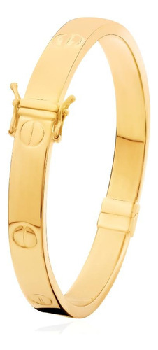 Pulseira Bracelete Love Parafuso Ouro 18k 750 Braço Fino 