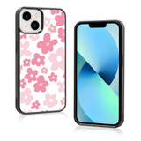 Funda Fanxi iPhone 13-flores Rosadas