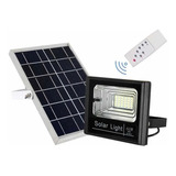 Foco Refletor Solar 60w + Panel Solar 10w + Control Remoto