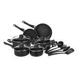 Juego De Bateria De Cocina Antiadherentes Ollas Sartenes Ute