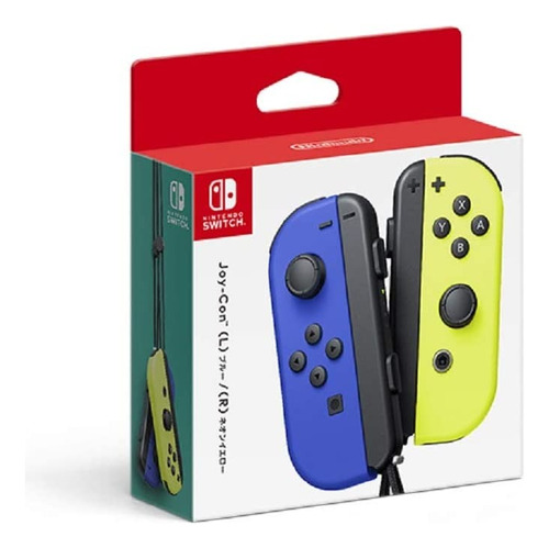 Control Joy Con Nintendo Switch (l/r) Azul Y Amarillo Neon