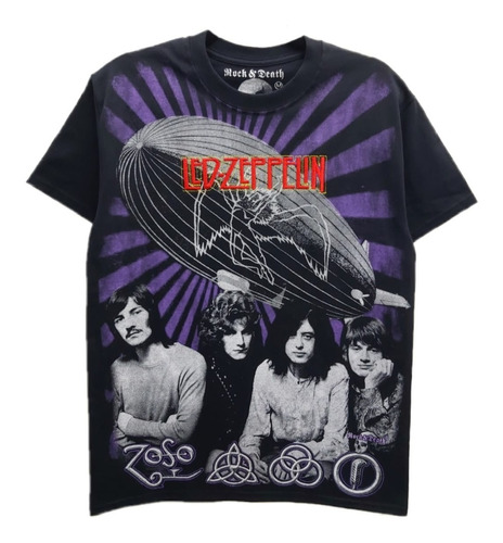 Playera Rock & Death Led Zeppelin Glory Days 